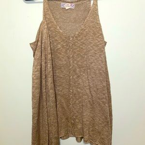Brown Sweater- Pink Republic